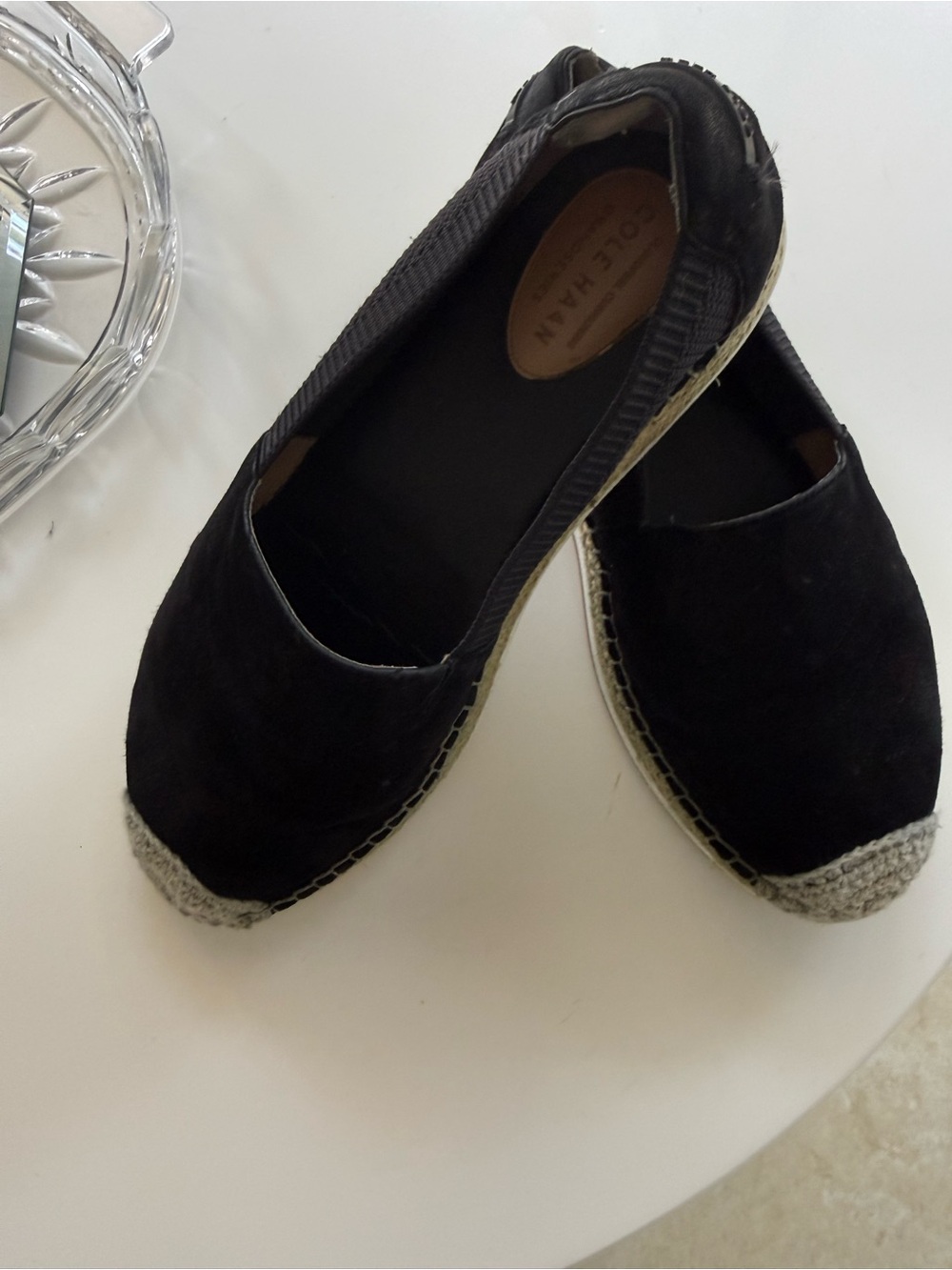 Cole Haan New York  Cloudfeel Espadrille Loafers Black Size 10/5 B